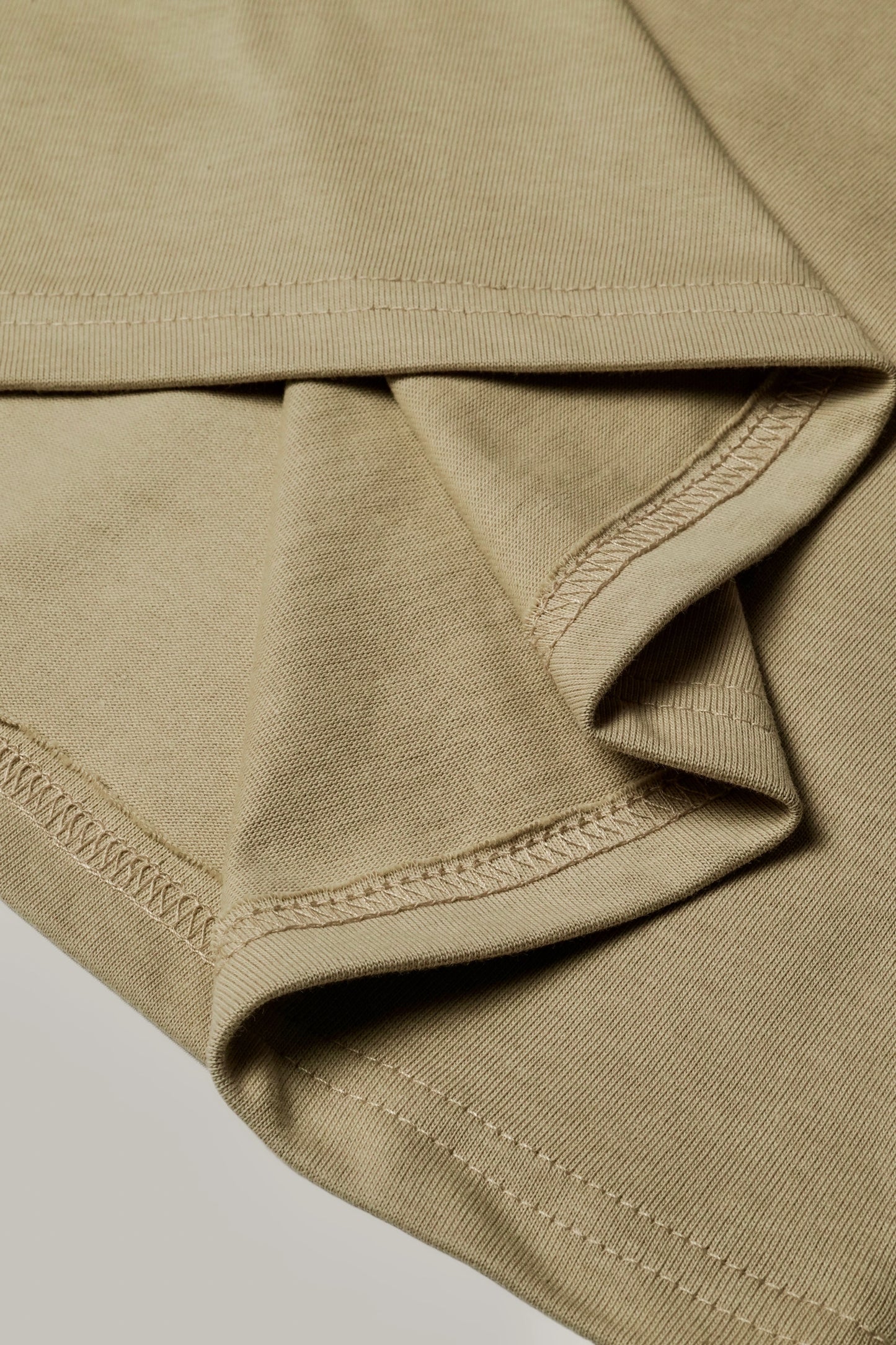 Oversized Egyptian Cotton T-Shirt – Beige